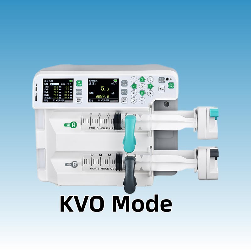 Двухканальный шприцевой насос